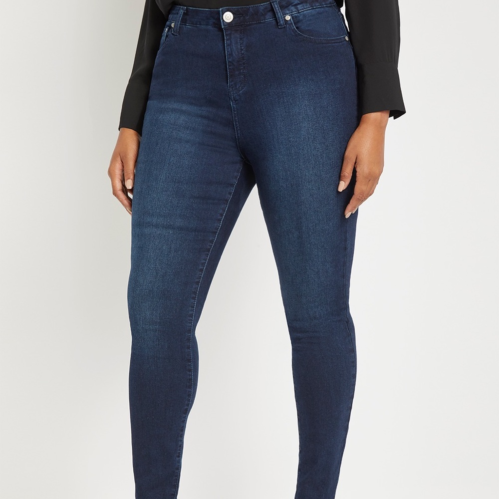 Eloquii Olivia Sculpting Skinny Jean - Short Inseam, Regular Fit